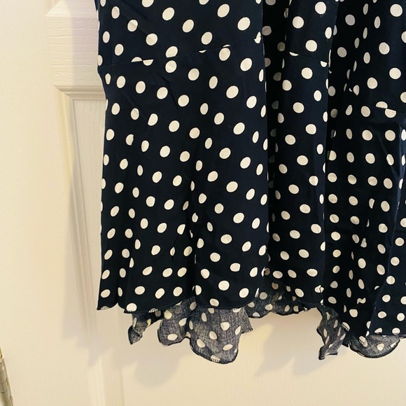 Navy Polka Dot Dress - Picture 5 of 7